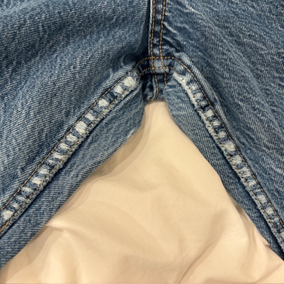 Abercrombie & Fitch Women's Straight Leg Blue Jeans - Picture 4 of 6